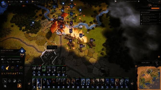 Fantasy General II游戏界面展示战略地图与单位设定