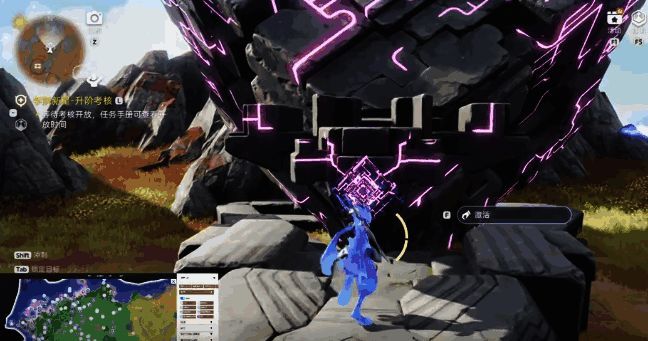 地宫第一层内部结构图，地面刻有神秘符号，墙壁上布满古老壁画