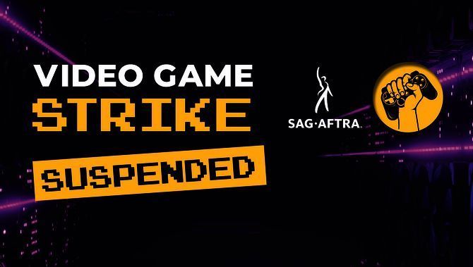 游戏公司代表与工会人员握手合影，象征合作关系恢复