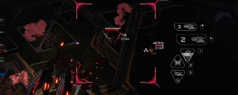 《解限机》中卢米纳尔机甲在战场上的实战画面，操控无人机进行战术干扰