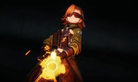 游戏中“协防构装”在战场上展开防护屏障，队友被包围在防御圈内，抵御敌方火力