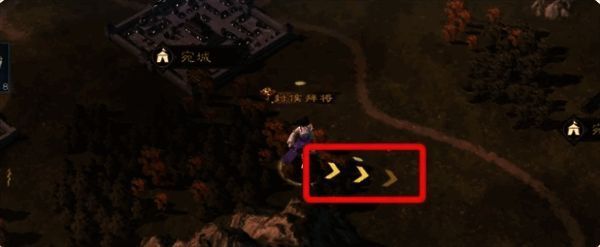 角色手持铁铲正在挖掘地面，脚下隐约可见发光的宝藏轮廓