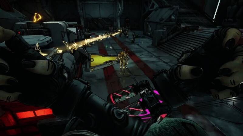 维克斯战斗场景展示，手持武器施法瞬间