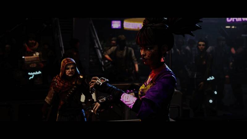 维克斯在战场上奔跑，身后是爆炸与硝烟