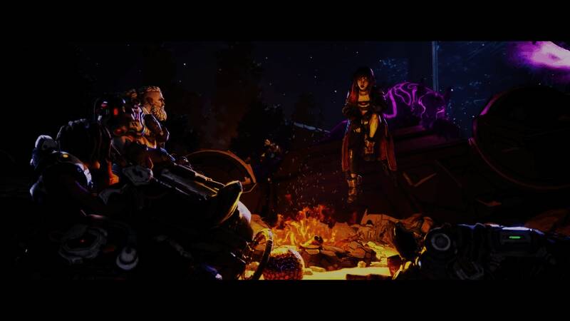 维克斯在凯洛斯星的广阔地图中探索场景