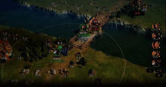 桥头阵地部署示意图展示战术站位