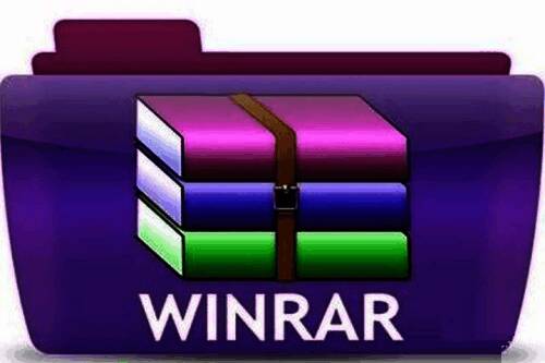 电脑界面显示一个被选中的RAR压缩文件，鼠标悬停在其上方