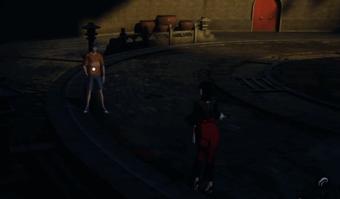 凌九在战斗中灵活走位，成功压制对手