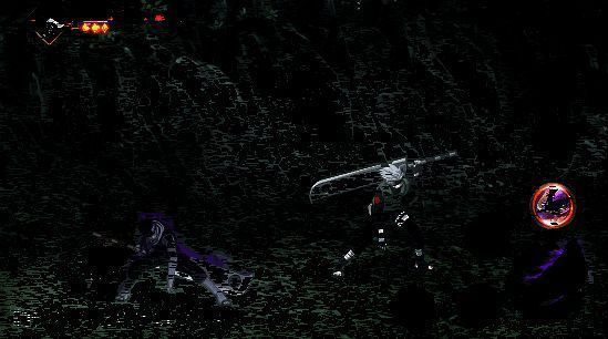 鬼人状态下秽土再不斩释放忍法雾隐之术隐身移动