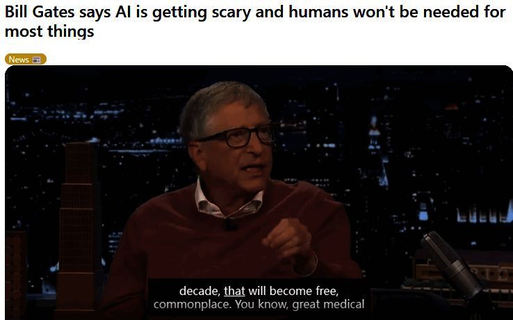 微软总部外观，建筑前竖立公司标志