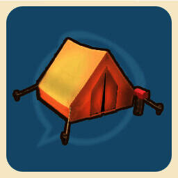 游戏画面展示角色初到小镇，周围环境清新自然