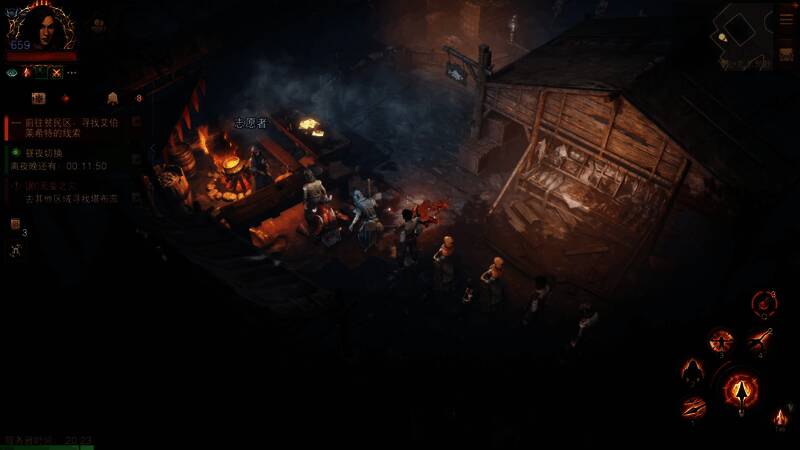 高岭镇街头民众聚集抗议，志愿者发放救济粮场面混乱