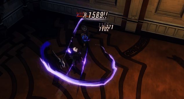 居合斩流派展示，角色挥舞长刀释放强力一击，画面充满动感