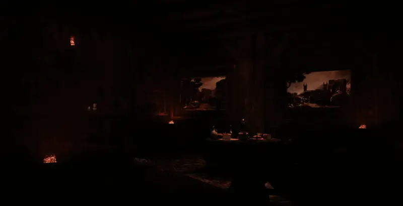 城市街道全景，建筑风格统一，人物流动自然