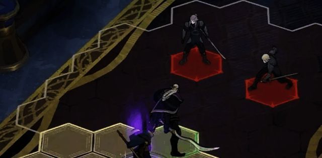 都铎发动暗月仪式，地面震动，敌人身上浮现红色符文特效