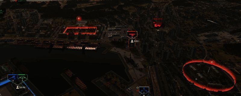 《断箭》游戏中步战车与步兵协同作战场景，战场环境复杂多变