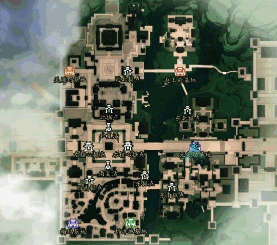 《射雕》华山论剑赛季宣传图，人物造型古风武侠感十足