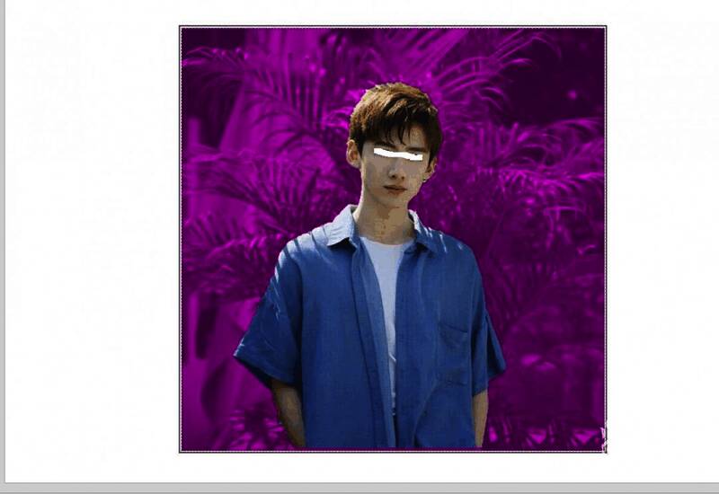 系统自动标记背景区域，用户可手动修正标记范围