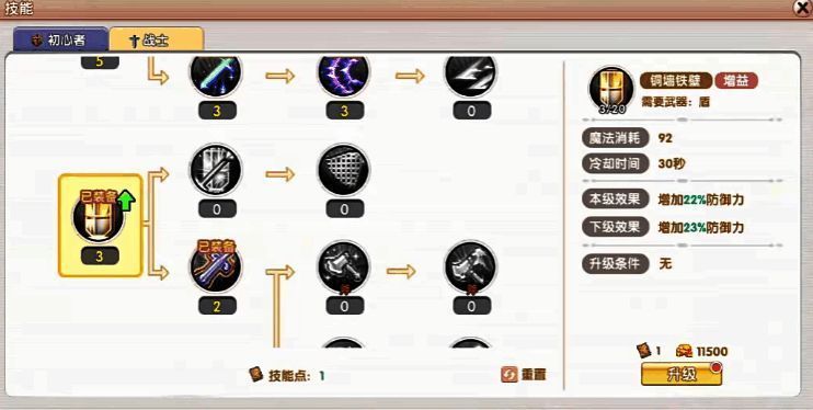 坦克流战士站在队伍前方承受怪物攻击，身后队友安全输出