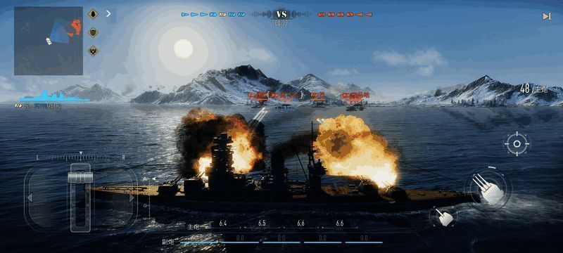 游戏中玩家化身舰长，亲自操控战舰进行战斗，画面逼真，细节丰富