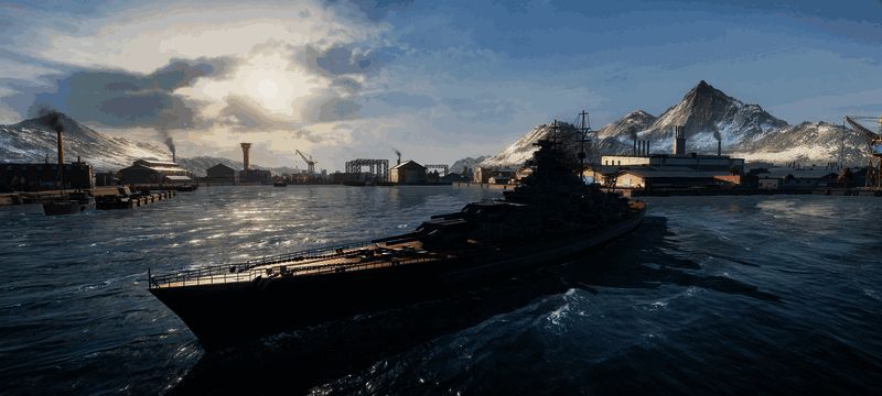 战舰模型展示图，细致还原历史名舰外观