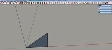 不等边三角形绘制完成示意图