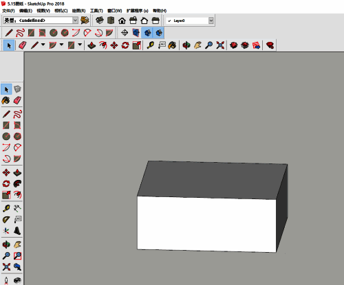 模型创建完成并已设置为群组，界面中高亮显示该群组