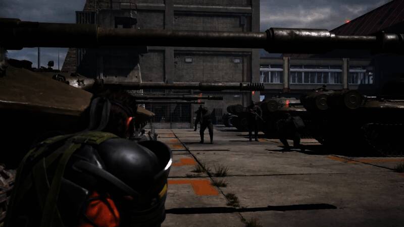 《合金装备3：重制版》战斗场景截图，角色手持武器展开激烈交火，特效逼真、细节丰富