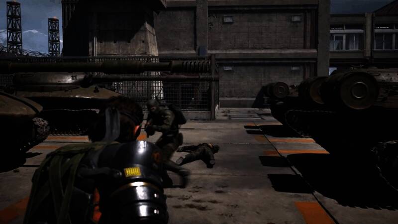 《合金装备3：重制版》主界面UI及背景设定图，整体美术风格高度统一，氛围感十足