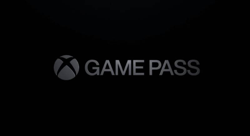 微软Xbox Game Pass宣传画面，界面展示大量可游玩游戏