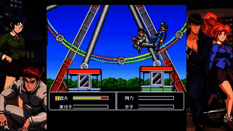 热血少女零多人合作模式演示两名玩家并肩作战