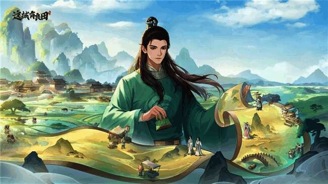 联动角色立绘图，包含李善德、郑平安、阿弥塔三人形象