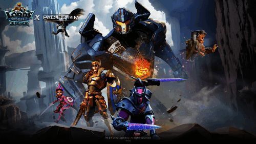 危险流浪者军团外观展示，机甲战士肩扛重装武器气势磅礴