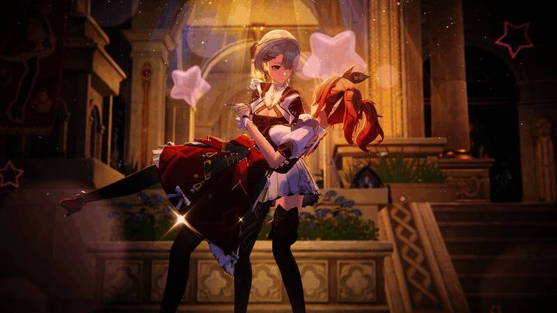 番剧式演出中的关键对话场景，NPC表情丰富，画面呈现动态分镜效果