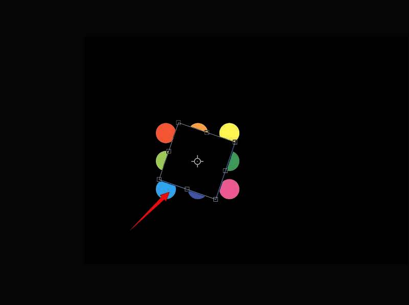 矩形旋转后的效果图