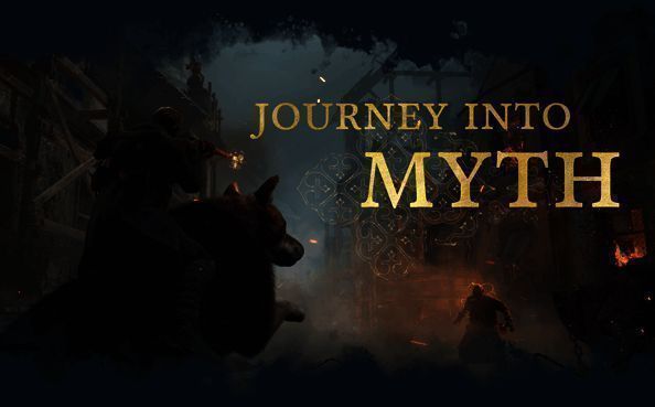 主角站在神域入口前的沉思场景，背景是神秘光辉笼罩的古老建筑