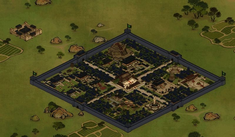 玩家在不同设备上切换登录游戏的界面示意图，展示数据同步功能