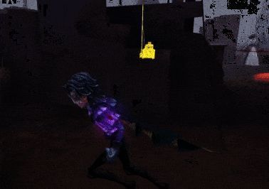 战术预测实战演示动图，展示骑士视角下对监管者行为的预判过程