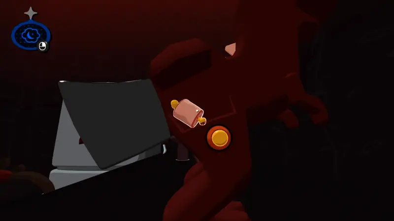 游戏角色在电话梦境中操作火焰装置的详细过程展示