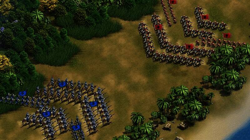 多种阵型布局示意图，包含狼群阵、马其顿方阵等经典战术配置