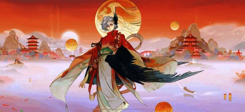 三足金乌幻灵形象展示，金色羽毛闪耀光芒