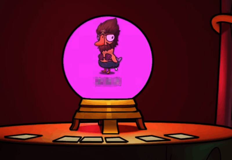 多名玩家围绕在水晶球旁，神情专注地观察其变化