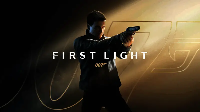 游戏场景截图，展示主角潜入敌方基地的动作画面，环境细节丰富，氛围紧张刺激