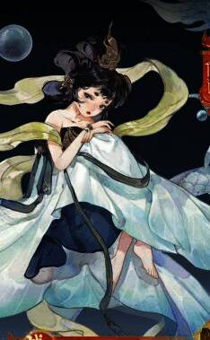 龙女技能展示界面，技能图标闪耀蓝色光芒，附带详细属性说明