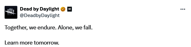 《黎明杀机》游戏界面展示，四位幸存者在黑暗环境中逃生