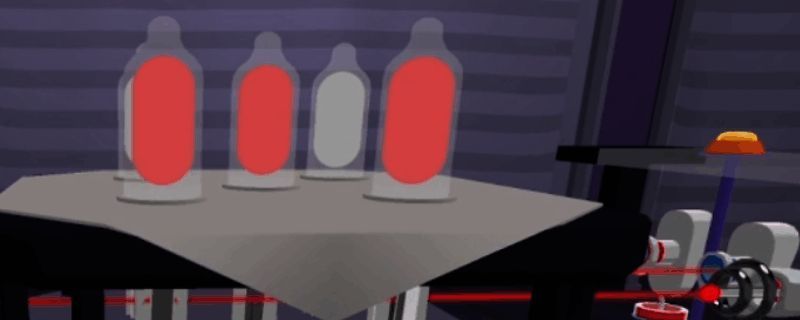 《物之梦》第三章卧室场景，角色站在床边准备进入梦境