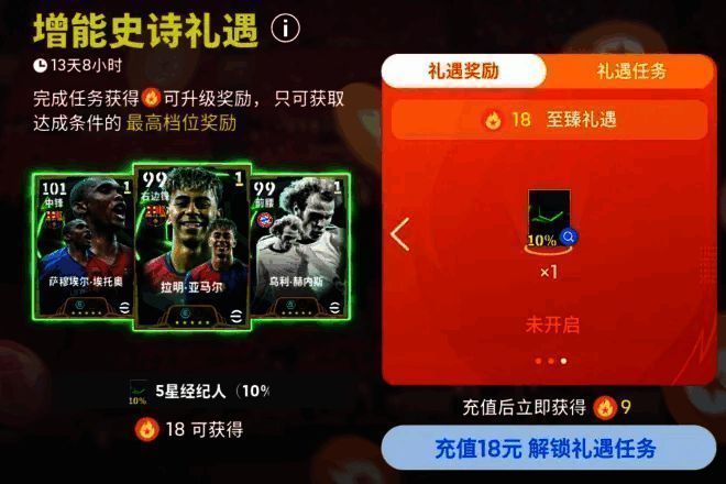 游戏内活动界面截图，展示奖励结构及进度条