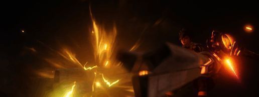 蒙犽在高地架起火力网，对前方区域进行压制