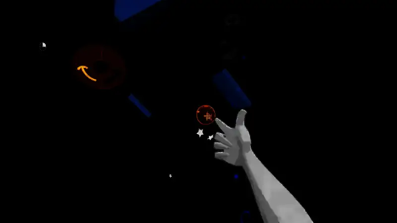 镜子梦境中红色苹果放置于悬浮器的示意图