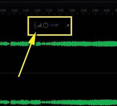 工具栏特写，高亮显示蓝色圆圈状的波形缩放控件